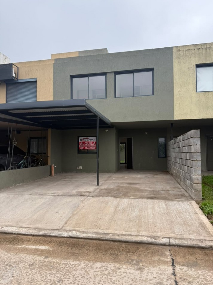 ALQUILER Duplex 3 dormiotrios, 3 baños barrio cerrado Claros del Bosque